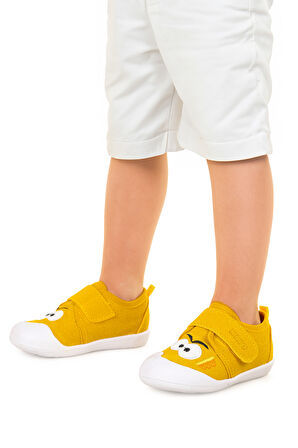 Kiko Kids Cookie Cırtlı Erkek Bebek İlk Adım Panduf Ayakkabı