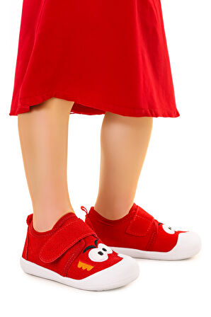 Kiko Kids Cookie Cırtlı Kız Bebek İlk Adım Panduf Ayakkabı