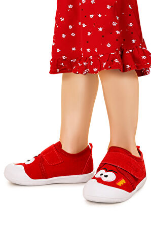 Kiko Kids Cookie Cırtlı Kız Bebek İlk Adım Panduf Ayakkabı