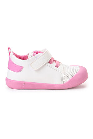 Kiko Kids Roce Cırtlı Kız Bebek İlk Adım Panduf Ayakkabı