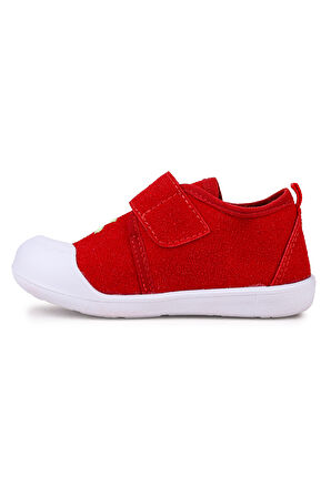 Kiko Kids Strawberry Cırtlı Kız Bebek İlk Adım Panduf Ayakkabı