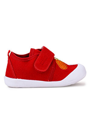 Kiko Kids Strawberry Cırtlı Kız Bebek İlk Adım Panduf Ayakkabı