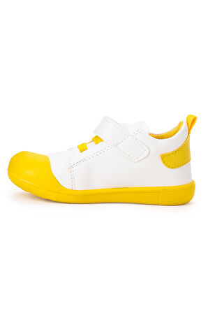 Kiko Kids Smile Cırtlı Erkek Bebek İlk Adım Panduf Ayakkabı