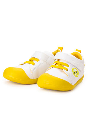 Kiko Kids Smile Cırtlı Erkek Bebek İlk Adım Panduf Ayakkabı