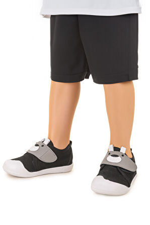 Kiko Kids Winni Cırtlı Erkek Bebek İlk Adım Panduf Ayakkabı