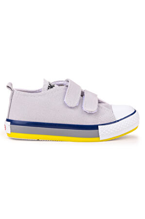 Kiko Kids Linen Cırtlı Erkek Çocuk Keten Spor Ayakkabı