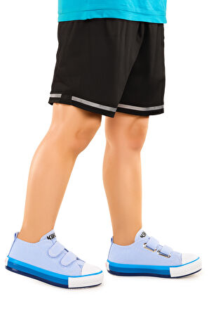 Kiko Kids Linen Cırtlı Erkek Çocuk Keten Spor Ayakkabı