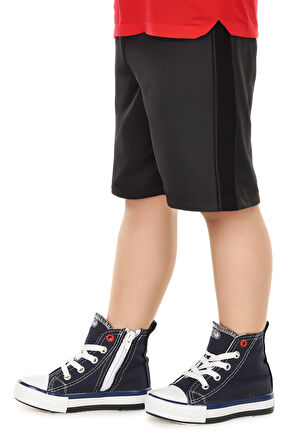 Kiko Kids Tinna Bağcıklı Erkek Çocuk Boğazlı Keten Spor Ayakkabı