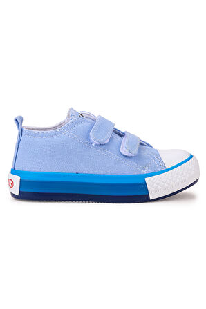 Kiko Kids Linen Cırtlı Erkek Bebek Keten Spor Ayakkabı
