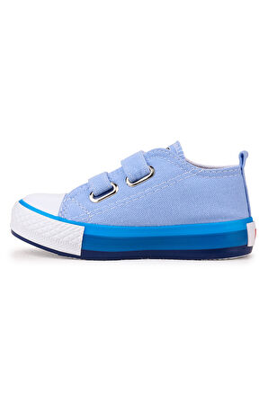 Kiko Kids Linen Cırtlı Erkek Bebek Keten Spor Ayakkabı