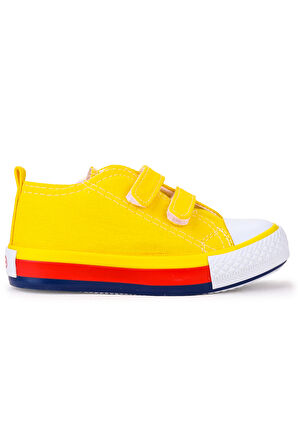 Kiko Kids Linen Cırtlı Erkek Bebek Keten Spor Ayakkabı