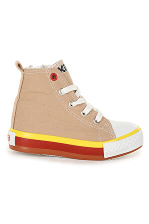 Kiko Kids Tinna Bağcıklı Erkek Bebek Boğazlı Keten Spor Ayakkabı