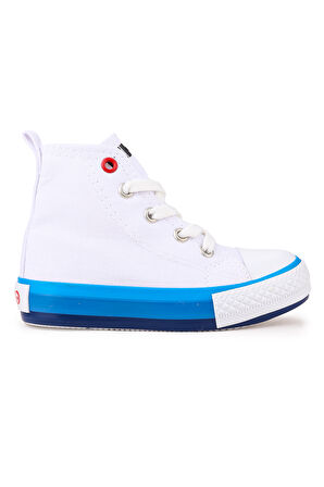 Kiko Kids Tinna Bağcıklı Erkek Bebek Boğazlı Keten Spor Ayakkabı