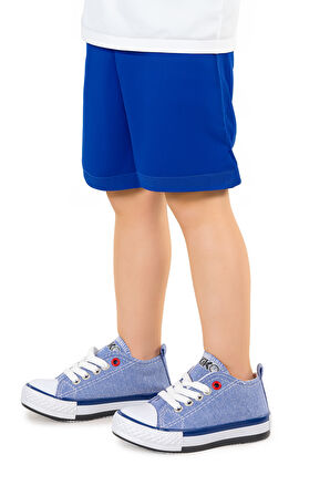 Kiko Kids Tinna Bağcıklı Erkek Bebek Keten Spor Ayakkabı