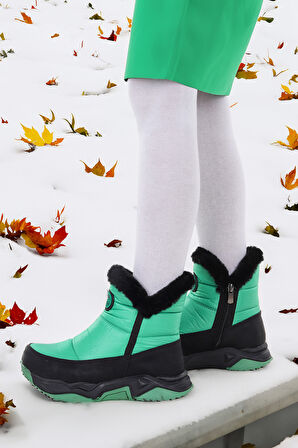 Kiko Kids Pamela Fermuarlı Kız Çocuk Kar Botu