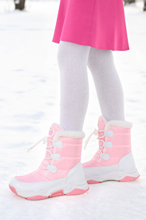 Kiko Kids Alison Bağcıklı Kız Çocuk Kar Botu