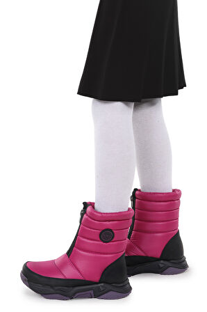 Kiko Kids Sumo Fermuarlı Kız Çocuk Kar Botu