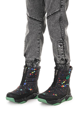 Kiko Kids Mars Fermuarlı Erkek Çocuk Kar Botu