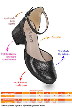 Kiko Kids Angelica Günlük Kız Çocuk 3 Cm Topuklu Sandalet Abiye Ayakkabı