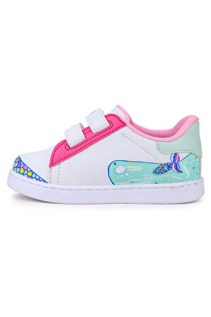 Kiko Kids Mermaid Cırtlı Işıklı Kız Bebek Spor Ayakkabı