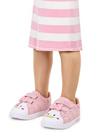 Kiko Kids Bart Cırtlı Işıklı Kız Bebek Spor Ayakkabı