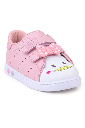 Kiko Kids Bart Cırtlı Işıklı Kız Bebek Spor Ayakkabı