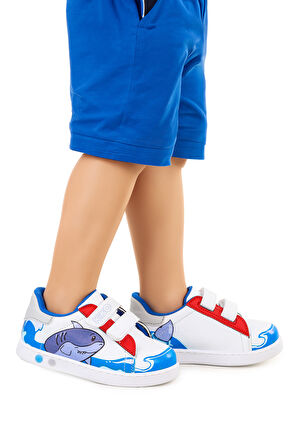 Kiko Kids Disha Cırtlı Işıklı Erkek Bebek Spor Ayakkabı