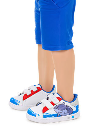 Kiko Kids Disha Cırtlı Işıklı Erkek Bebek Spor Ayakkabı