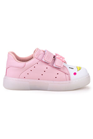 Kiko Kids Bart Cırtlı Işıklı Kız Çocuk Spor Ayakkabı