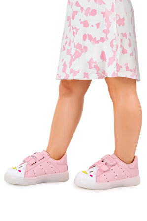 Kiko Kids Bart Cırtlı Işıklı Kız Çocuk Spor Ayakkabı