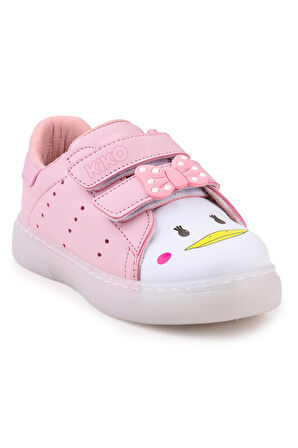 Kiko Kids Bart Cırtlı Işıklı Kız Çocuk Spor Ayakkabı