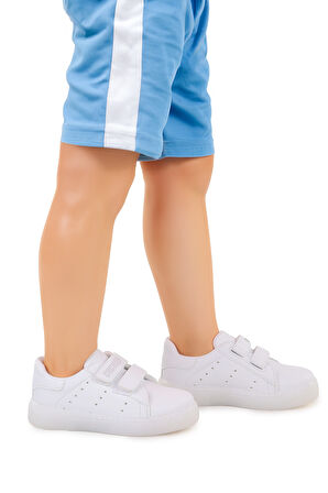 Kiko Kids Royzo Cırtlı Işıklı Erkek Çocuk Spor Ayakkabı