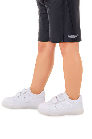 Kiko Kids Royzo Cırtlı Işıklı Erkek Çocuk Spor Ayakkabı