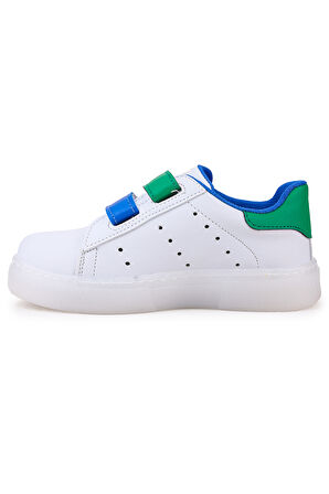 Kiko Kids Royzo Cırtlı Işıklı Erkek Çocuk Spor Ayakkabı