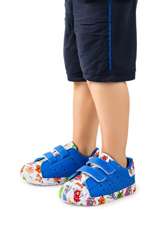 Kiko Kids Image Cırtlı Erkek Bebek Spor Ayakkabı