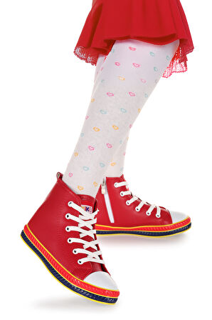 Kiko Kids Pant Günlük Bağcıklı Fermuarlı Kız Çocuk Spor Ayakkabı