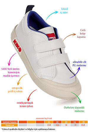 Kiko Kids Suba Cırtlı Termo Taban Erkek Bebek Günlük Spor Ayakkabı