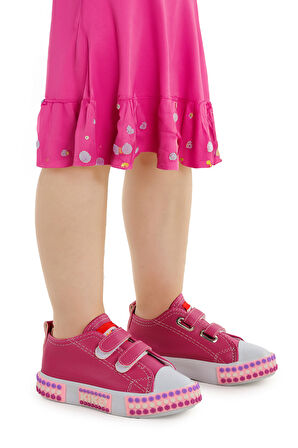  Kach Cırtlı Kız Bebek Günlük Spor Ayakkabı