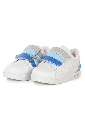 Kiko Kids Lunce Cırtlı Işıklı Erkek Bebek Spor Ayakkabı