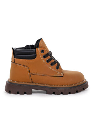 Kiko Kids Fermuarlı Erkek Çocuk Bot Ayakkabı Arz 4552