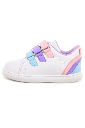 Kiko Kids Lunce Cırtlı Işıklı Kız Bebek Spor Ayakkabı