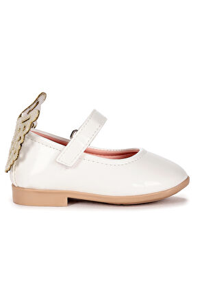  Friga Kelebek Cırtlı Kız Bebek Babet Ayakkabı