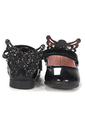  Friga Kelebek Cırtlı Kız Bebek Babet Ayakkabı