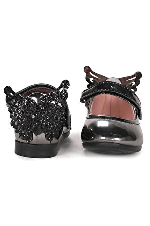  Friga Kelebek Cırtlı Kız Bebek Babet Ayakkabı