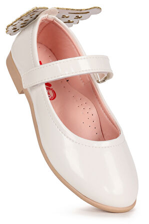  Friga Kelebek Cırtlı Kız Çocuk Babet Ayakkabı