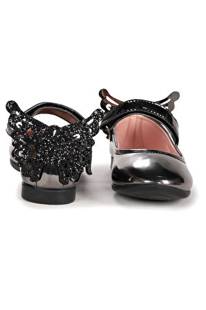  Friga Kelebek Cırtlı Kız Çocuk Babet Ayakkabı