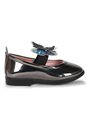  Menz Kelebek Lastikli Kız Bebek Babet Ayakkabı