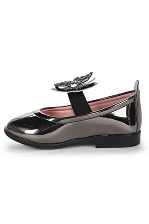  Menz Kelebek Lastikli Kız Bebek Babet Ayakkabı