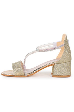 Kiko Kids Pisar Günlük Kız Çocuk 4 Cm Topuklu Sandalet Abiye Ayakkabı