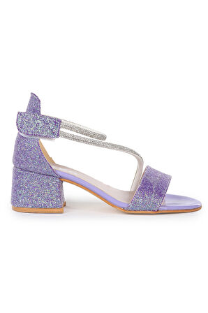 Kiko Kids Pisar Günlük Kız Çocuk 4 Cm Topuklu Sandalet Abiye Ayakkabı